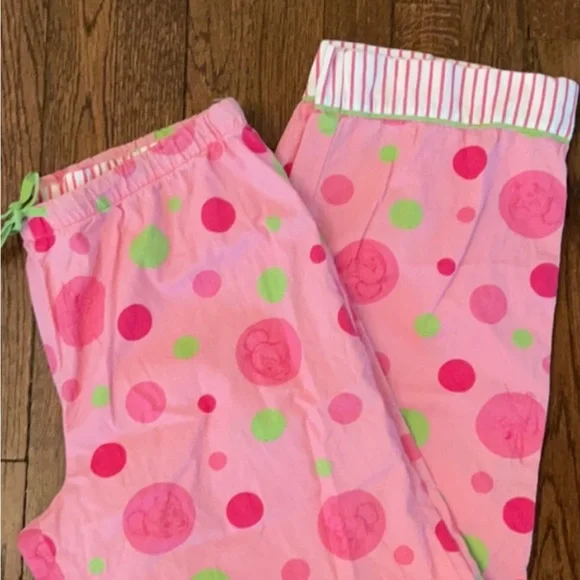 Sz L Disney *Tinkerbell* Pink Cotton PJ Pants - Picture 2 of 6